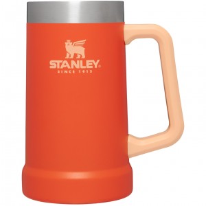 Stanley Adventure Big Grip Beer Stein | 24oz Mugs Tigerlily | PWG481253