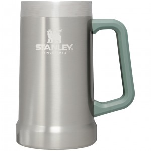 Stanley Adventure Big Grip Beer Stein | 24oz Mugs Stainless Steel Shale | IGQ250739