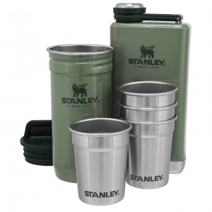 Stanley Adventure Pre-Party Shotglass + Flask Set Zelene | DRS617832