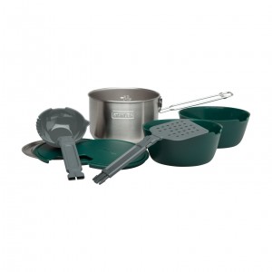 Stanley All-In-One Two Bowl Cook Set | Stainless Steel Camp Cookware Stainless | SIW496230