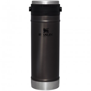 Stanley Coffee Mug w/ Integrated French Press | 16 oz Charcoal Glow | AMN297316