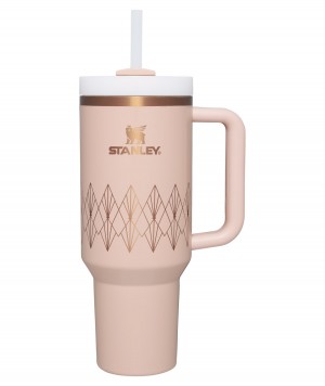 Stanley Deco Collection Quencher H2.0 FlowState™ Tumbler | 40 OZ Blush Gloss Deco | LWK081963