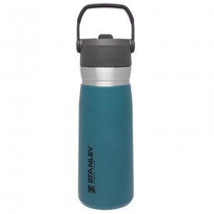 Stanley Go Flip Straw Water Bottle | 22 OZ | Insulated Bottle Lagoon | NSQ563718
