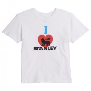 Stanley I Heart Stanley Tee Bílé | AJP983157