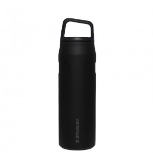 Stanley IceFlow™ Bottle with Cap and Carry+ Lid | 24 OZ Černé | ZRV935760