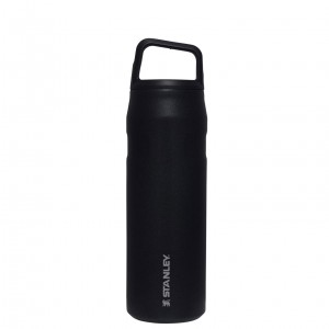 Stanley IceFlow™ Bottle with Cap and Carry+ Lid | 24 OZ Černé | QNY529046