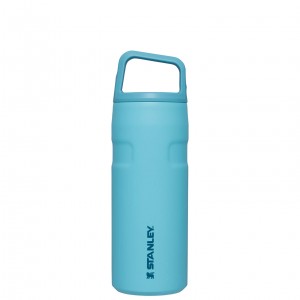 Stanley IceFlow™ Bottle with Cap and Carry+ Lid | 16 OZ Pool | HQJ701869
