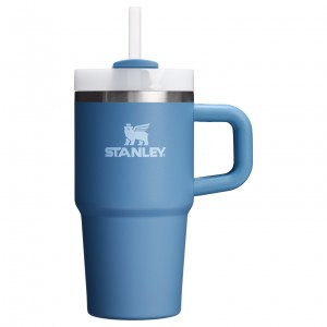 Stanley Quencher H2.0 Travel Tumbler With Handle & Straw | 20 OZ Indigo | NAZ402835