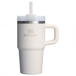 Stanley Quencher H2.0 Travel Tumbler With Handle & Straw | 20 OZ Krém | FNA690427