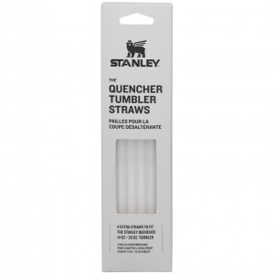Stanley Replacement Straw 4 Pack | 14 oz to 20 oz Quencher Tumbler Clear | YZX526143