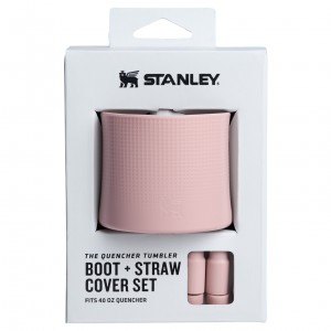 Stanley Stanley Quencher Boot and Straw Cover Set Růžové | CTA846310