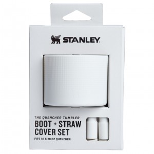 Stanley Stanley Quencher Boot and Straw Cover Set Pale Stone | QIK493026