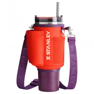 Stanley The All Day 40 OZ Quencher Carry-All Tigerlily Plum | UMF251380
