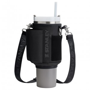 Stanley The All Day 40 OZ Quencher Carry-All Černé | TMN376918