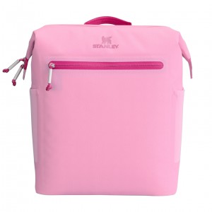 Stanley The All Day Madeleine Midi Cooler Backpack | 20 Can | 14.8 QT | 14.0 L Peony | PBE694328