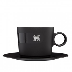 Stanley The DayBreak Cappuccino Cup & Stillness Saucer | 6.5 OZ Černé | KWQ108549