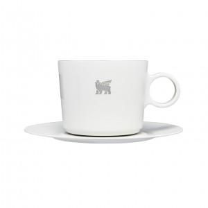 Stanley The DayBreak Cappuccino Cup & Stillness Saucer | 6.5 OZ Pale Stone | QBJ048653