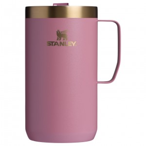 Stanley The Fall Refresh Stay Hot Camp Mug | 24 OZ Růžové | USN291506