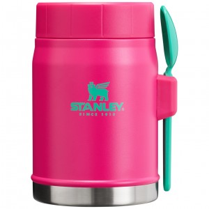 Stanley The Heat Wave Classic Legendary Food Jar + Spork | 14 OZ Růžové | HAG145802