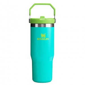 Stanley The Heat Wave IceFlow™ Flip Straw Tumbler | 30 OZ - Stanley Create Tropical Teal | OMF190352