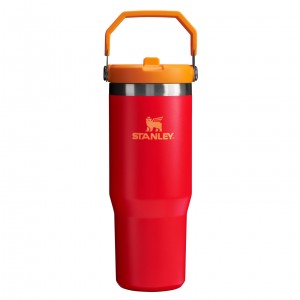 Stanley The Heat Wave IceFlow™ Flip Straw Tumbler | 30 OZ - Stanley Create Chili | SEU690248