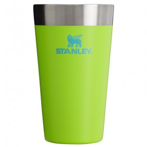 Stanley The Heat Wave Stay Chill Stacking Pint Glass | 16 OZ Bright Lime | QDI458293