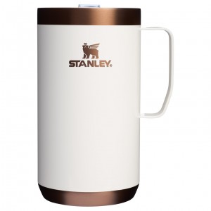 Stanley The Holiday Stay-Hot Camp Mug | 24 OZ Gilded Marshmallow | ZJG154706