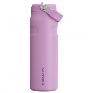 Stanley The IceFlow™ Bottle with Flip Straw Lid | 24 OZ Lilac | UQF183796