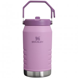 Stanley The IceFlow Flip Straw Jug | 64 OZ | Insulated Water Jug Lilac | FVJ185376