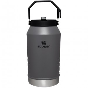 Stanley The IceFlow Flip Straw Jug | 96 OZ | Insulated Water Jug Charcoal | ZLU608597