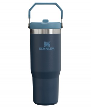 Stanley The IceFlow Flip Straw Tumbler | 30 OZ | Insulated Water Tmavě Blankyt | AQM108947