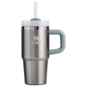 Stanley The Quencher H2.O FlowState™ Tumbler with Handle & Straw | 14 OZ Stainless Steel Shale | VWC349867
