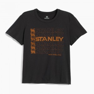 Stanley The Stanley Nice Day Women’s Boxy Tee Černé | MQT713049