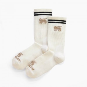 Stanley The Stanley Varsity Crew Sock Krém | JKU048963