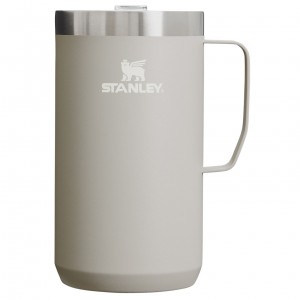 Stanley The Stay-Hot Camp Mug | 24 OZ Ash | DIJ942671