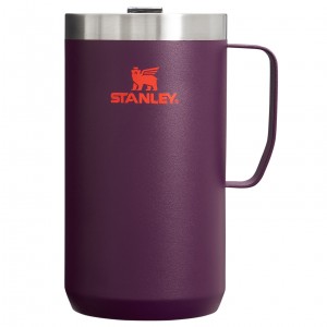 Stanley The Stay-Hot Camp Mug | 24 OZ Plum | SYK426097