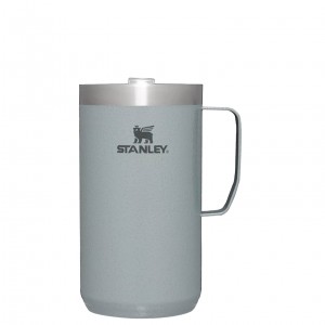 Stanley The Stay-Hot Camp Mug | 24 OZ Stříbrné | NEO289453
