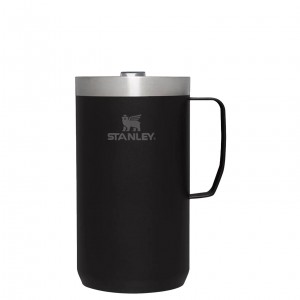 Stanley The Stay-Hot Camp Mug | 24 OZ - Stanley Create Černé | QWL038672