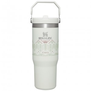 Stanley Winterscape IceFlow™ Flip Straw Tumbler | 30 OZ Pale Stone Winterscape | AUY568712